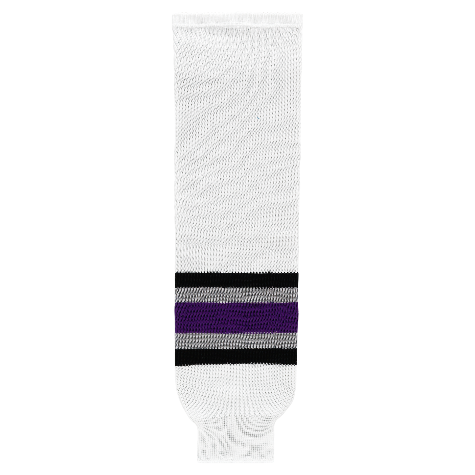 Athletic Knit (AK) HS630-952 1998 Los Angeles Kings White Knit Ice Hockey Socks - PSH Sports