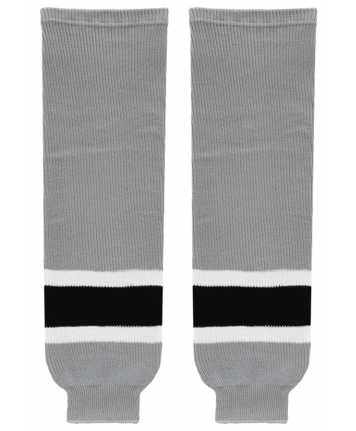 Athletic Knit (AK) HS630-954 Los Angeles Kings Stadium Series Grey Knit Ice Hockey Socks - PSH Sports