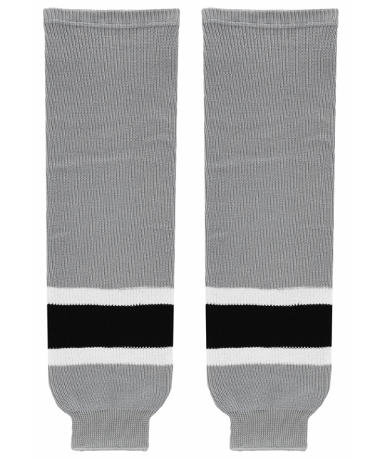 Athletic Knit (AK) HS630-954 Los Angeles Kings Stadium Series Grey Knit Ice Hockey Socks - PSH Sports
