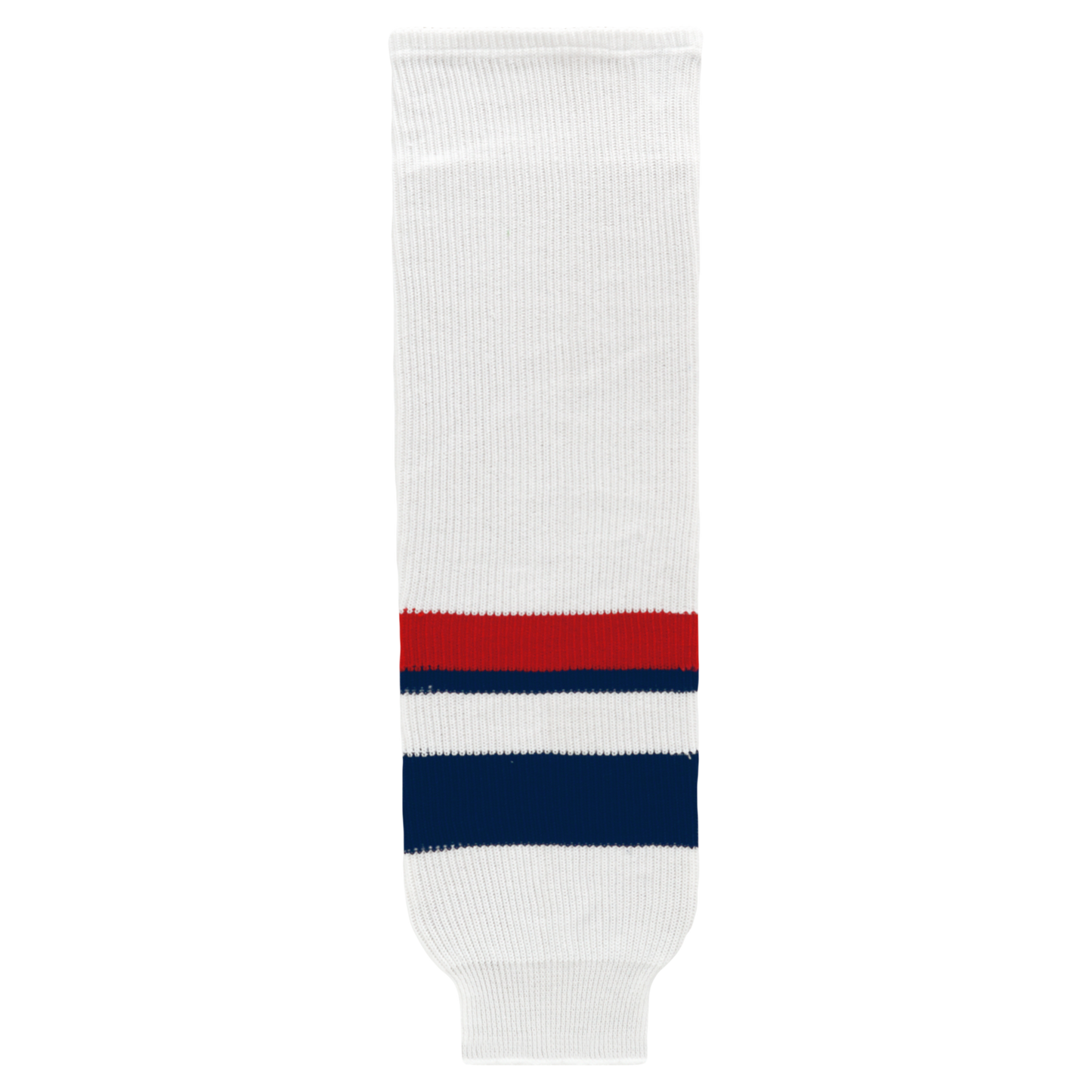 Athletic Knit (AK) HS630-981 2005 Team USA White Knit Ice Hockey Socks - PSH Sports