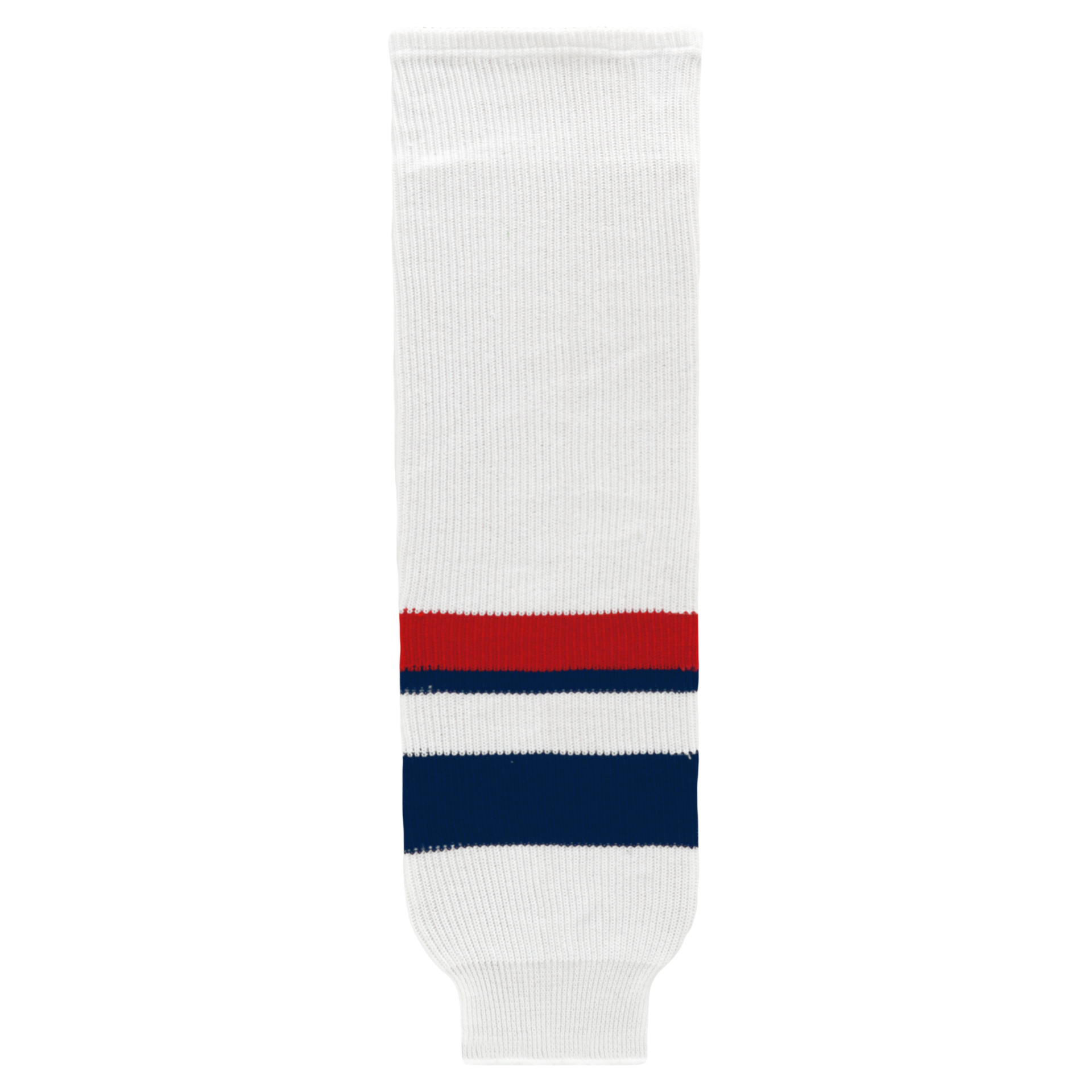 Athletic Knit (AK) HS630-981 2005 Team USA White Knit Ice Hockey Socks - PSH Sports