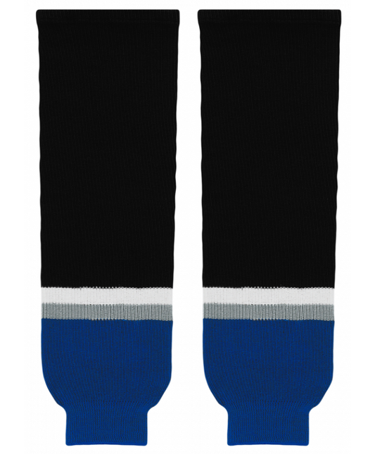 Athletic Knit (AK) HS630-838 2009 Tampa Bay Lightning Third Royal Blue Knit Ice Hockey Socks - PSH Sports