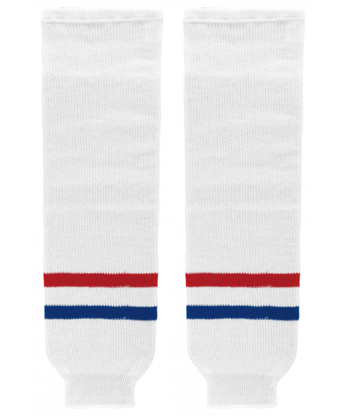 Athletic Knit (AK) HS630-309 Spokane Chiefs White Knit Ice Hockey Socks - PSH Sports