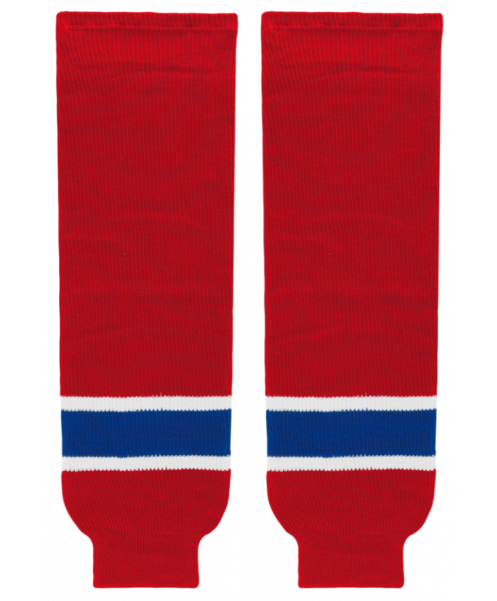 Athletic Knit (AK) HS630-308 Spokane Chiefs Red Knit Ice Hockey Socks - PSH Sports