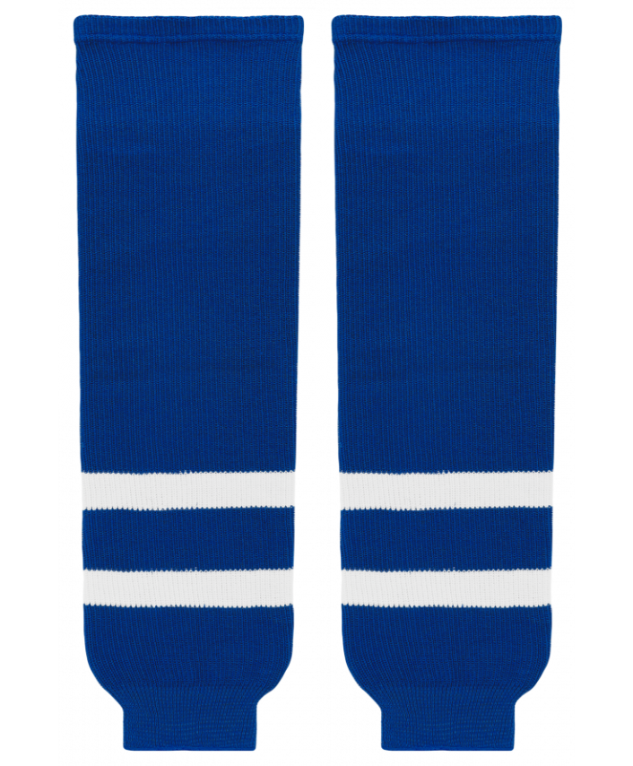 Athletic Knit (AK) HS630-204 Old Toronto Maple Leafs Royal Blue Knit Ice Hockey Socks - PSH Sports