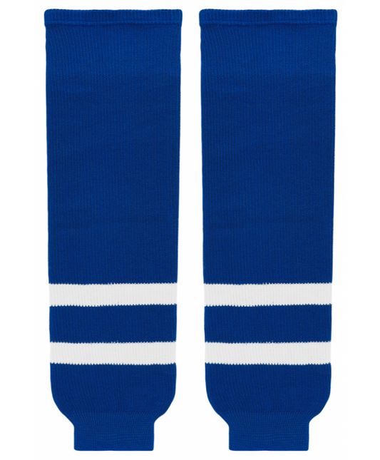 Athletic Knit (AK) HS630-204 Old Toronto Maple Leafs Royal Blue Knit Ice Hockey Socks - PSH Sports