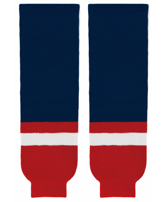 Athletic Knit (AK) HS630-806 2008 Washington Capitals Red Knit Ice Hockey Socks - PSH Sports