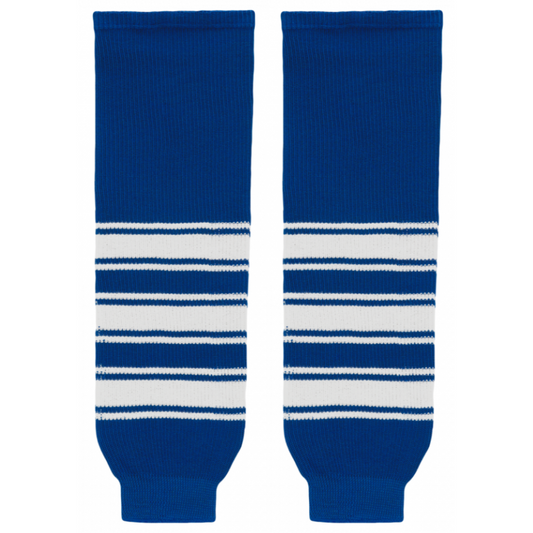 Athletic Knit (AK) HS630-504 New Toronto Maple Leafs Royal Blue Knit Ice Hockey Socks - PSH Sports